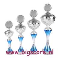 AK5042 Beker Blauw-Zilver