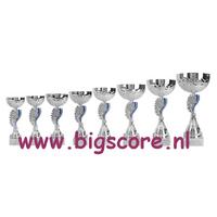 AK5685 Beker Blauw-Zilver