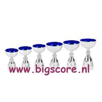 AS3001 Beker Blauw-Zilver