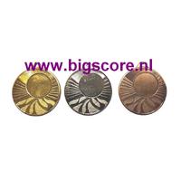 ACTIE MEDAILLE Goud-Zilver-Brons Compleet!!